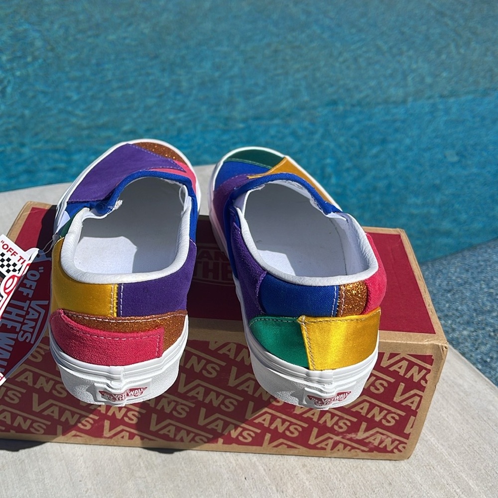 Vans Pride Patchwork Classics Low-Top New In Box. Size 9 - Picture 5 of 16